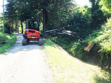Femac T9FS90REV-Forestal  T9 FS 90 REV Baggermulcher Mulcher Schlegelmulcher für Minibagger, Bagger 6,0 - 8,0 To